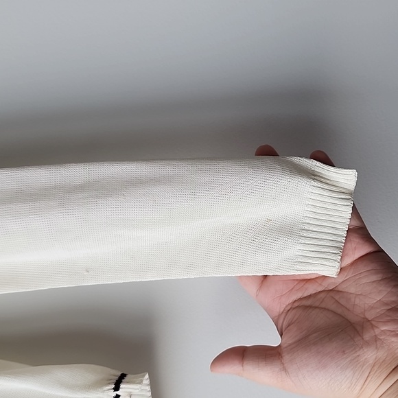 Vintage Versus Gianni Versace Sheer Knit Button Down Viscose Cardigan - Picture 8 of 9